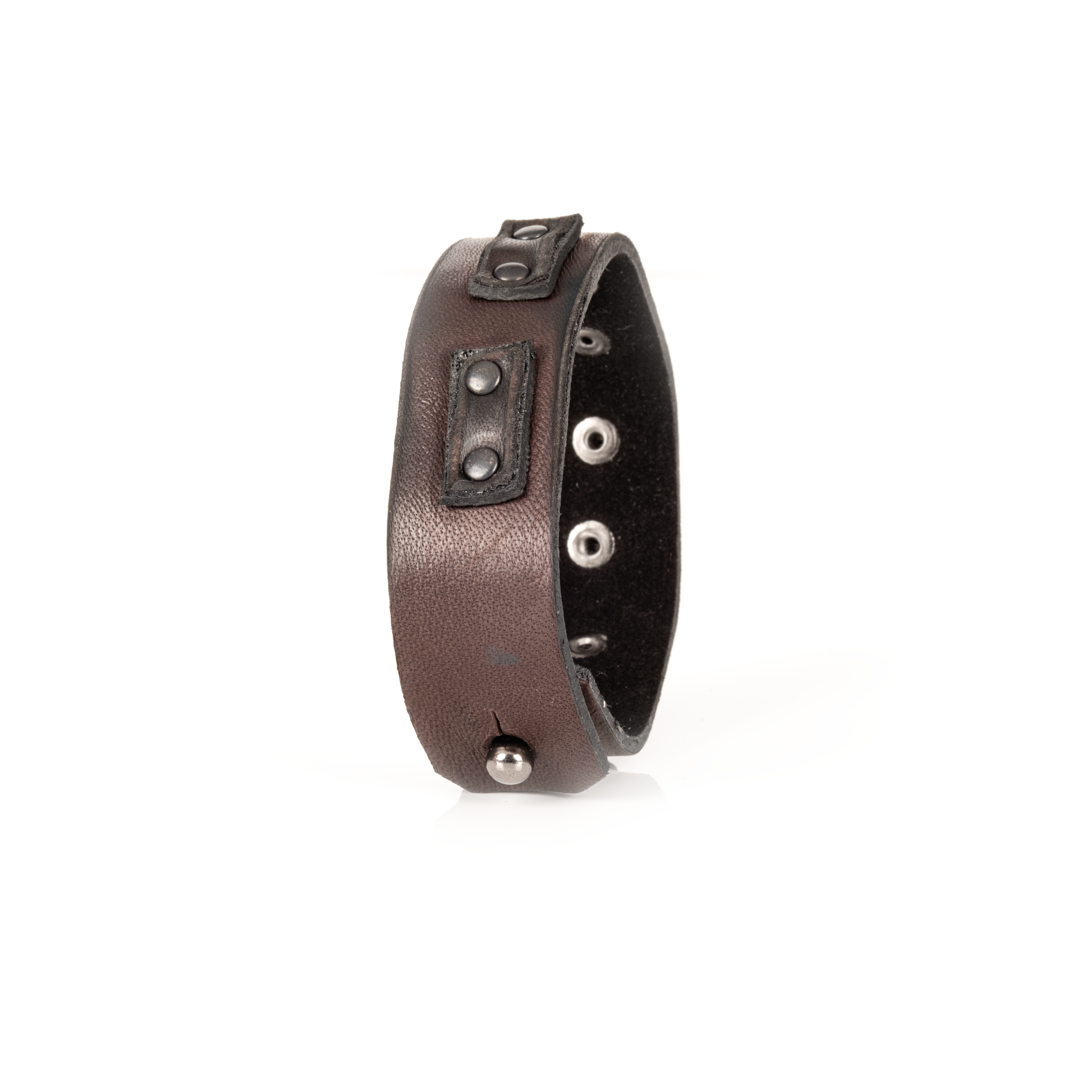 The Outlaw Leather Cuff Handcrafted Men’s Bracelet