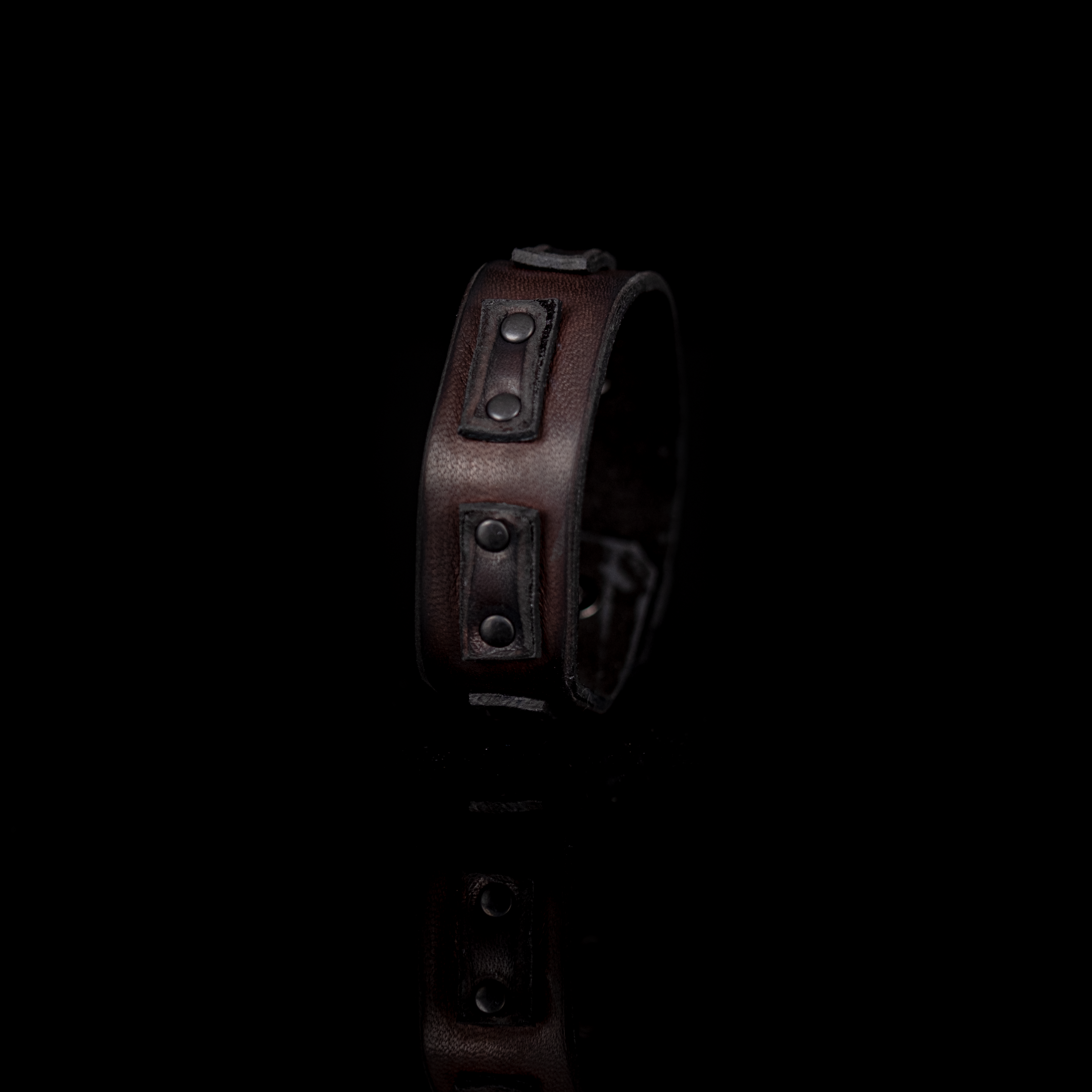 The Outlaw Leather Cuff Handcrafted Men’s Bracelet