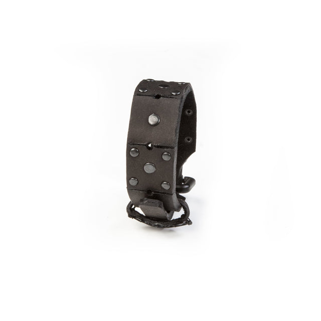 leather bracelet men The Violet Wing