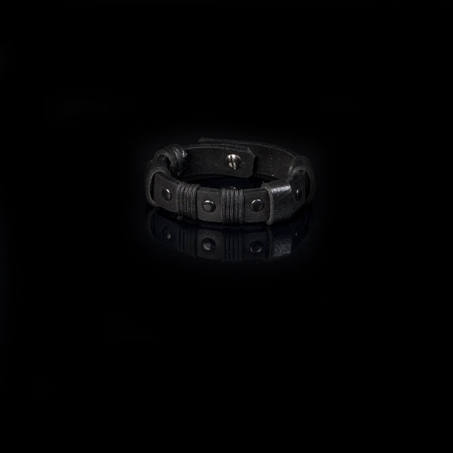 leather bracelet men The Luminous Whisper