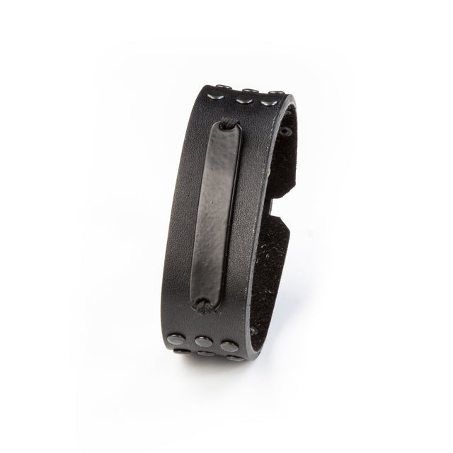 leather bracelet men The Angel Stone