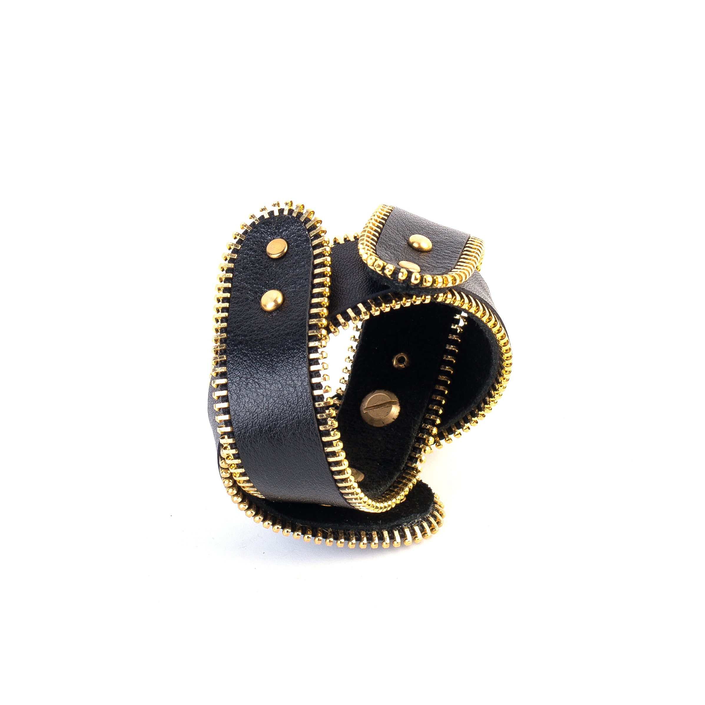 leather bracelet The pink flower