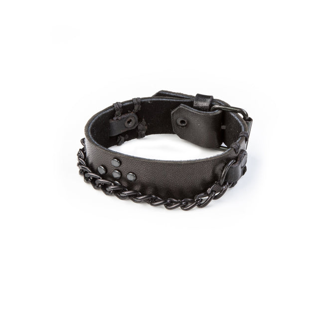 leather bracelet men The Pure Swan