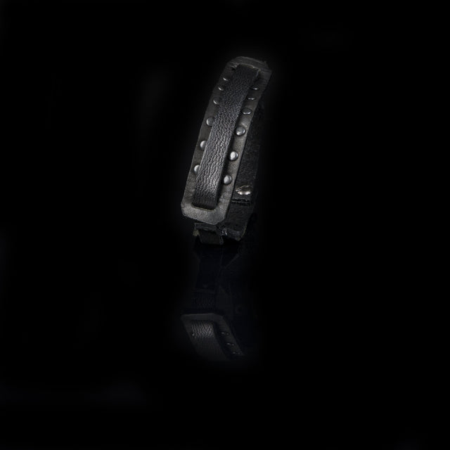 leather bracelet men The Zircon Hymn