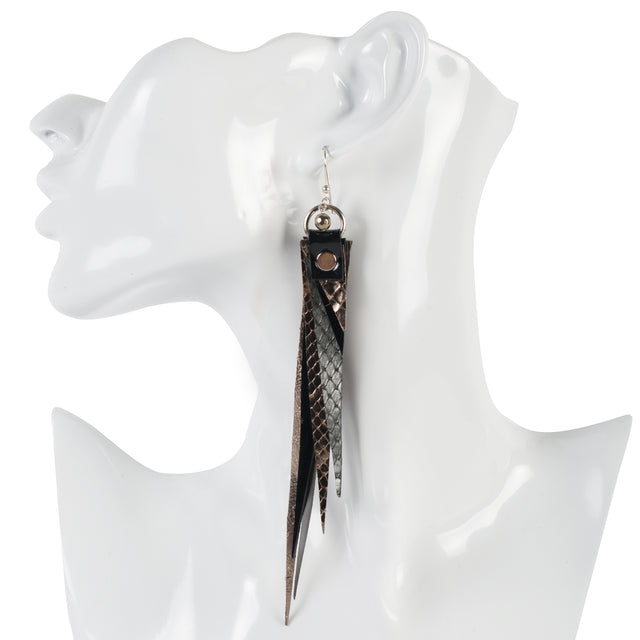 Earrings The agate valor