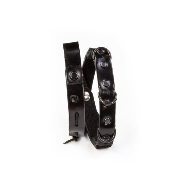 leather bracelet men The Coral Sun