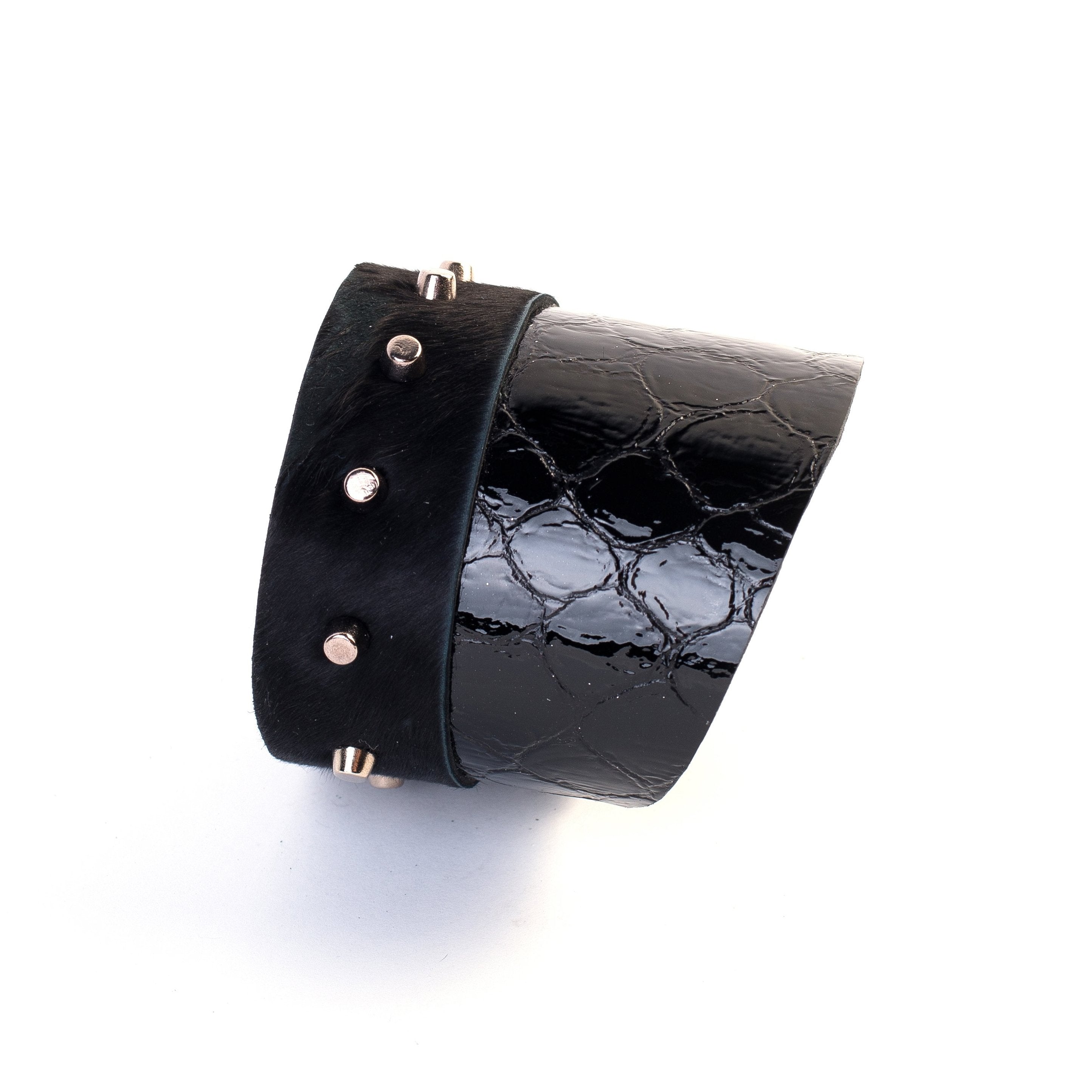 leather bracelet The ocean clover