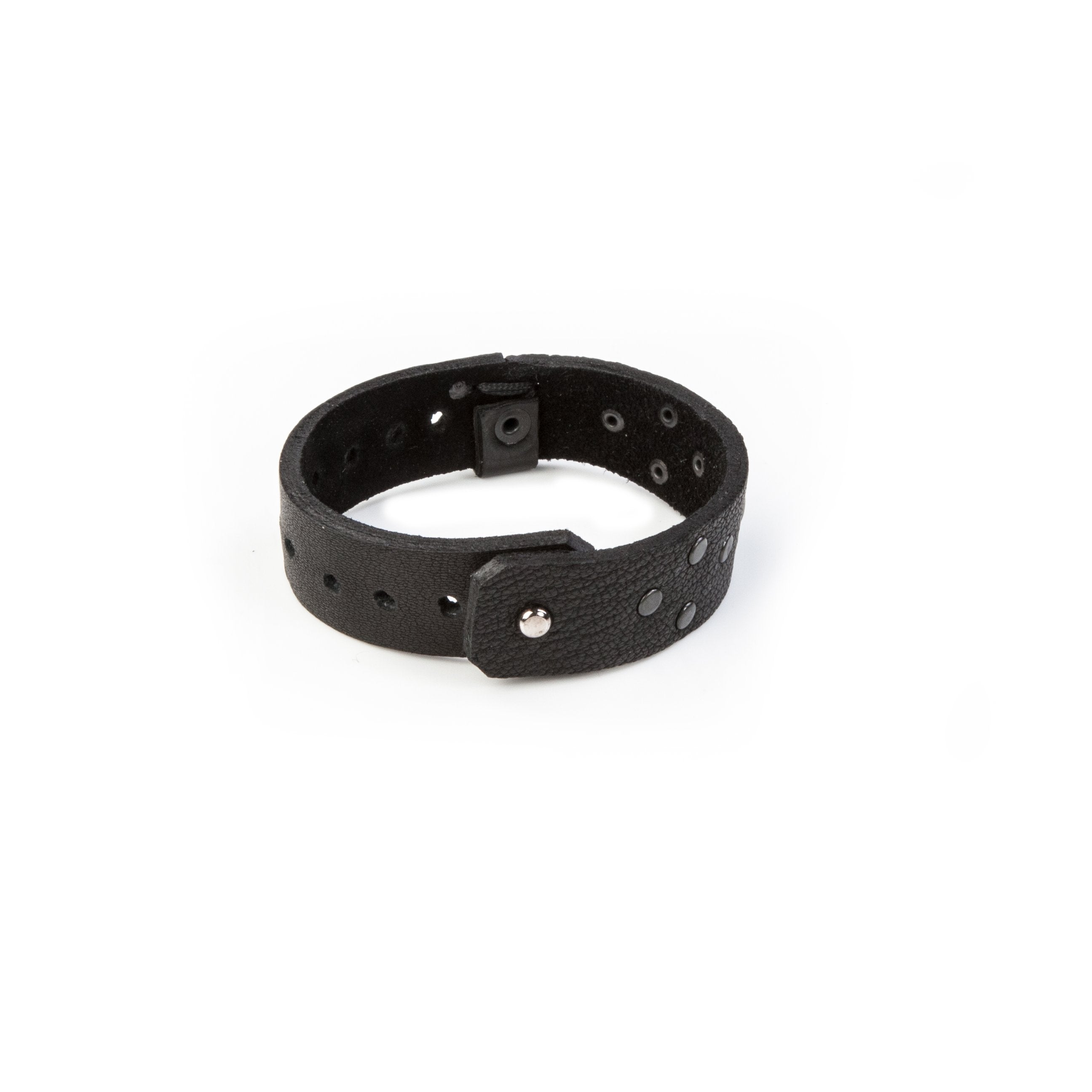 leather bracelet men The Feline Shield