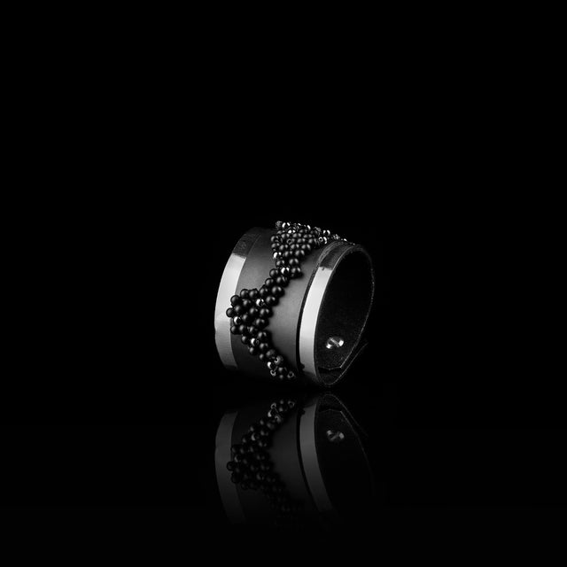 leather bracelet The happy tempest