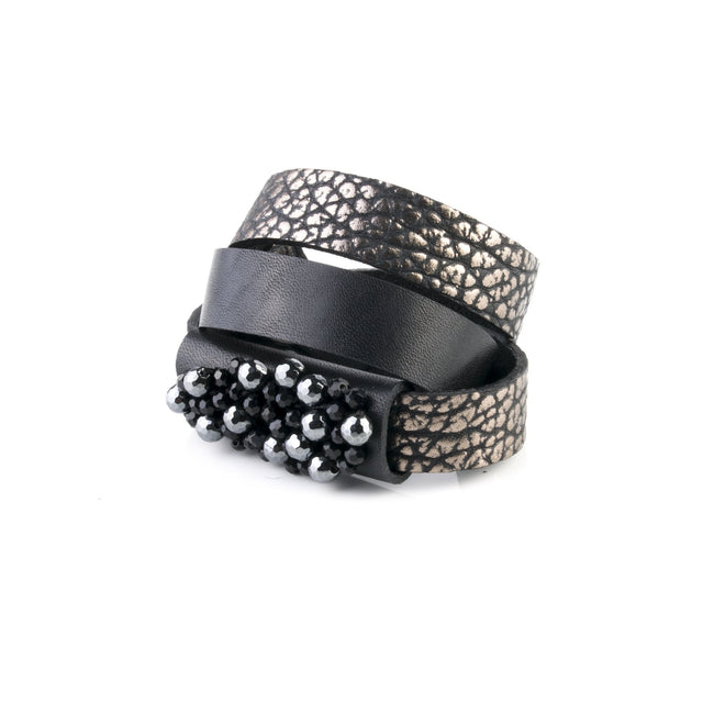 Leather bracelet The Stunning Crest