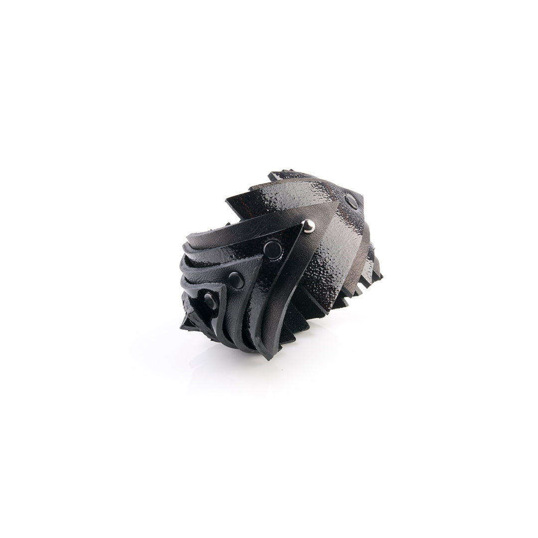 Leather bracelet The Sapphire Charm