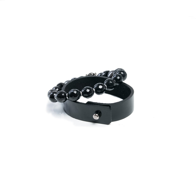 Beads bracelet The feline cross