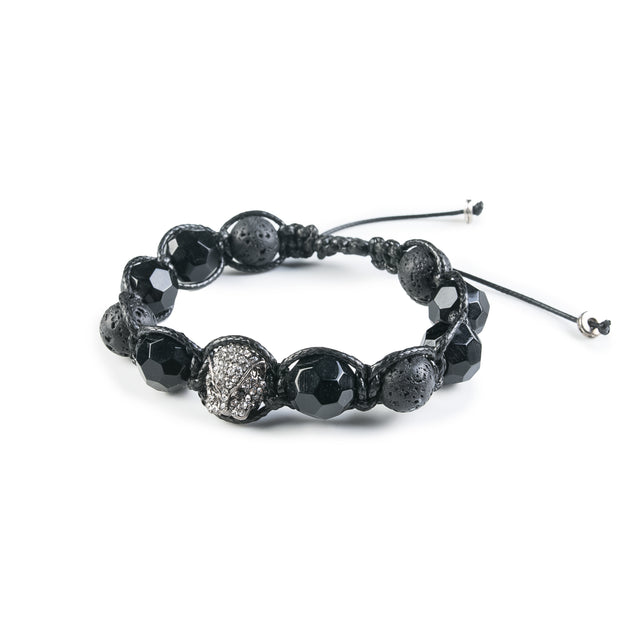Beads bracelet The onyx twins