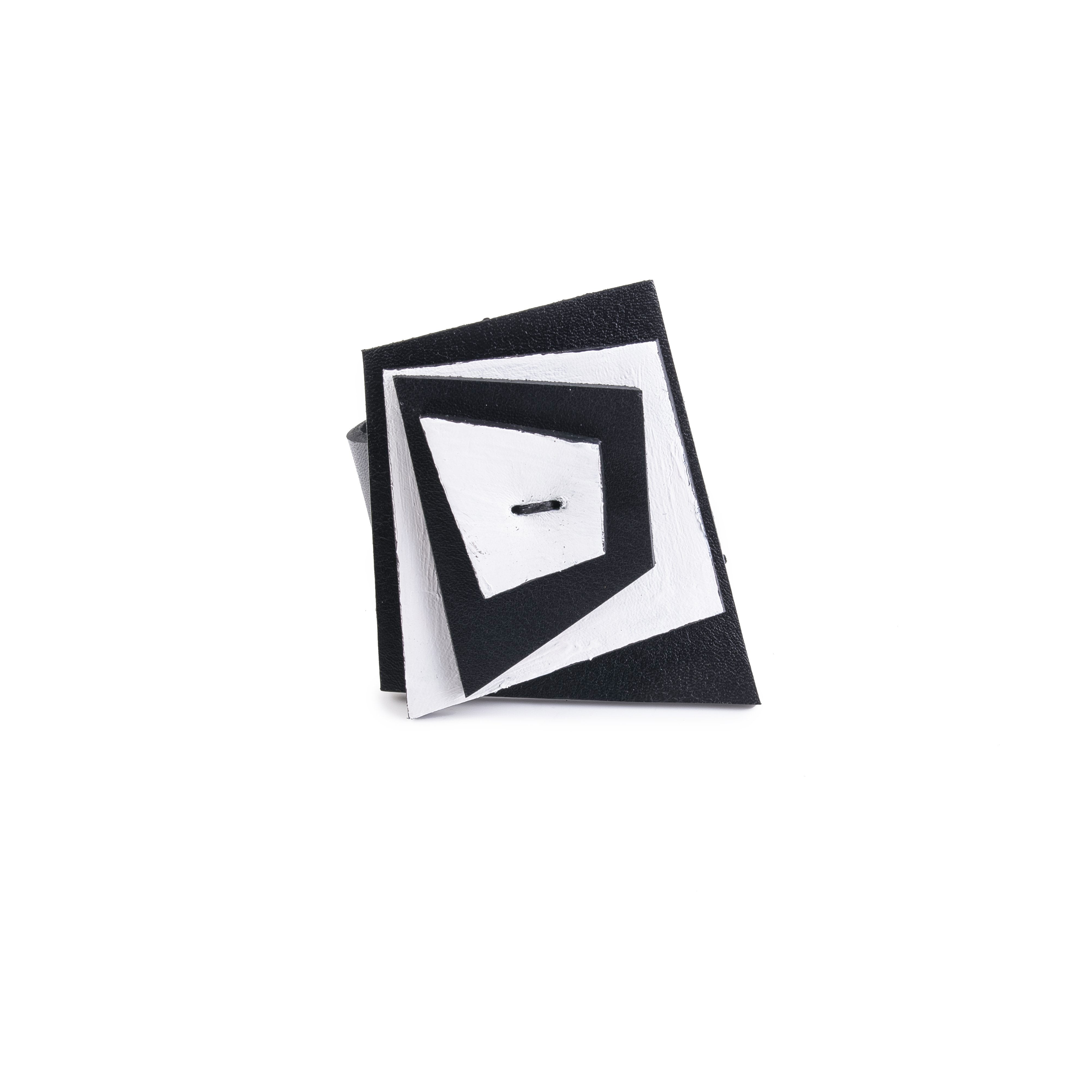 leather bracelet The Defiant Crescent