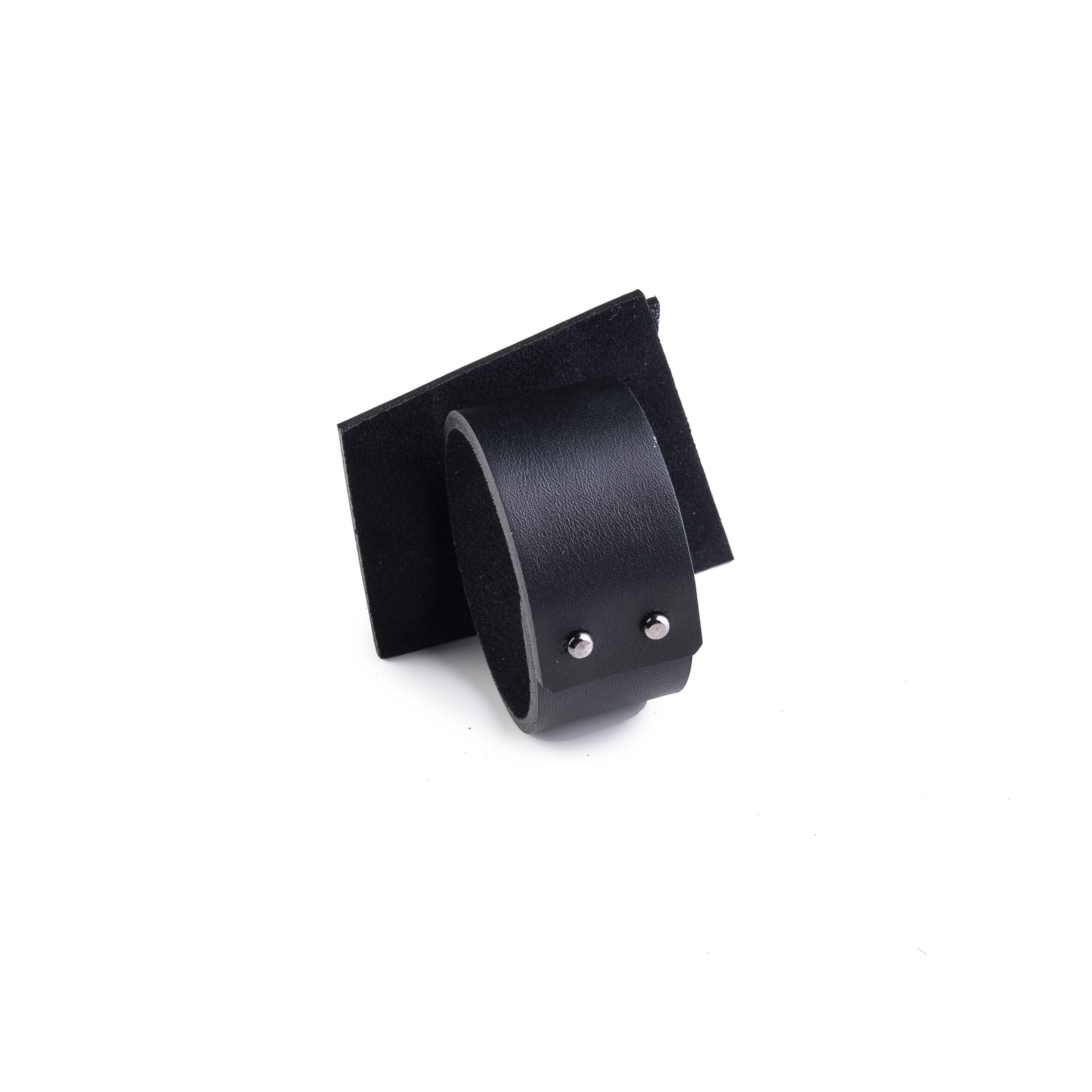 leather bracelet The Defiant Crescent