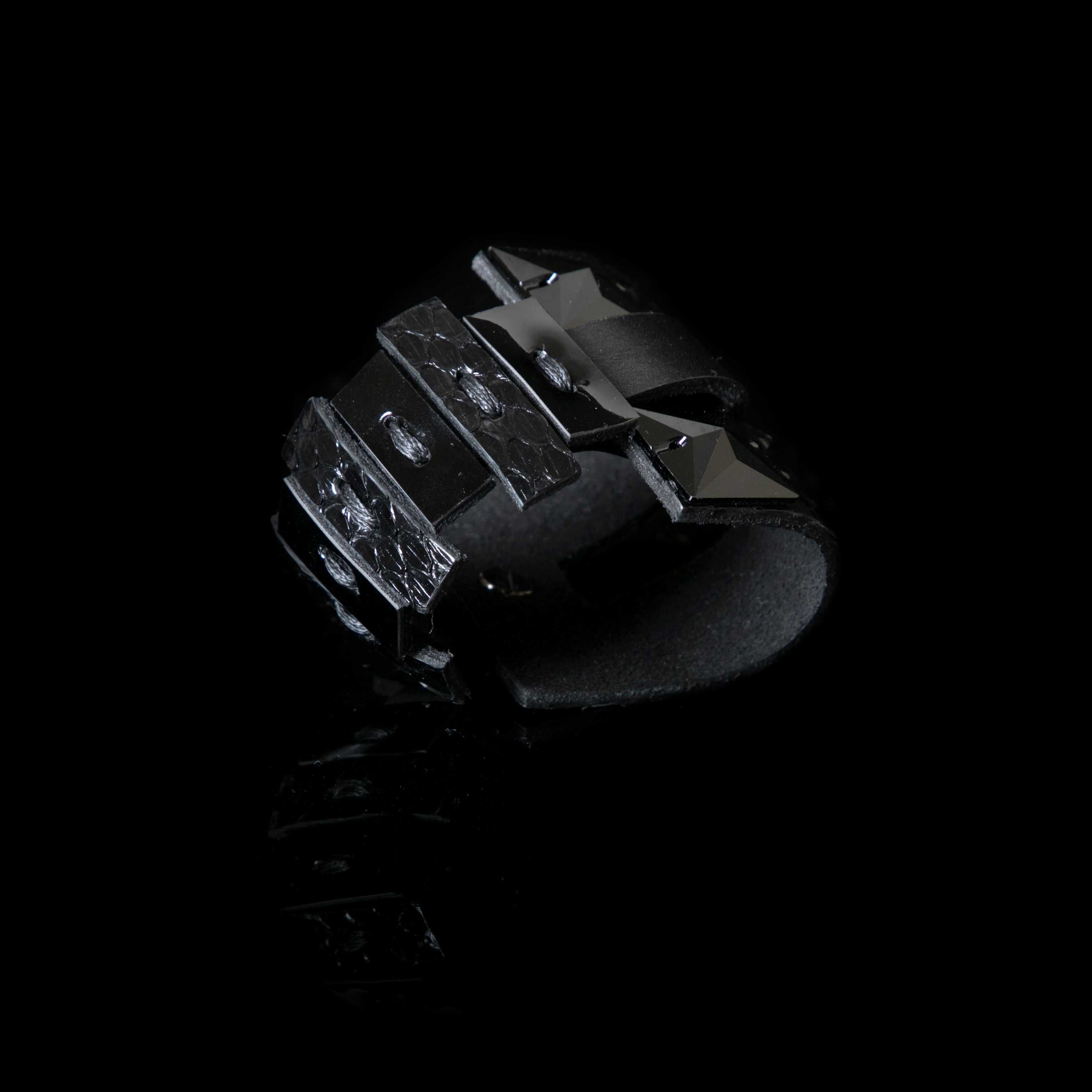 Leather bracelet new The Citrine Soul