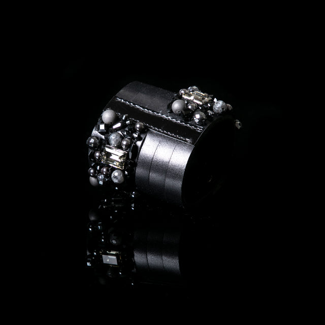 Leather bracelet new The Azure Riddle