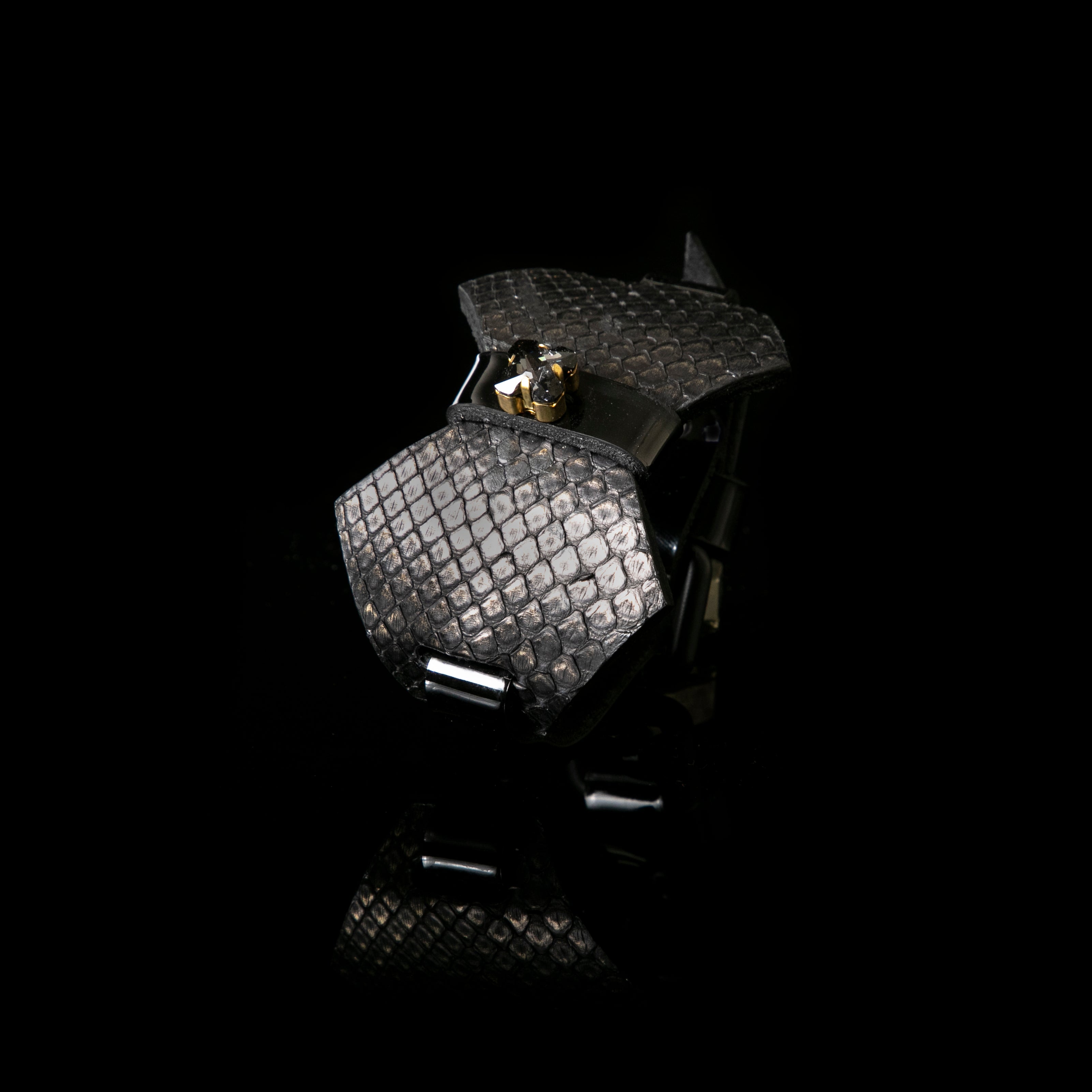 Leather bracelet new The Austere Globe