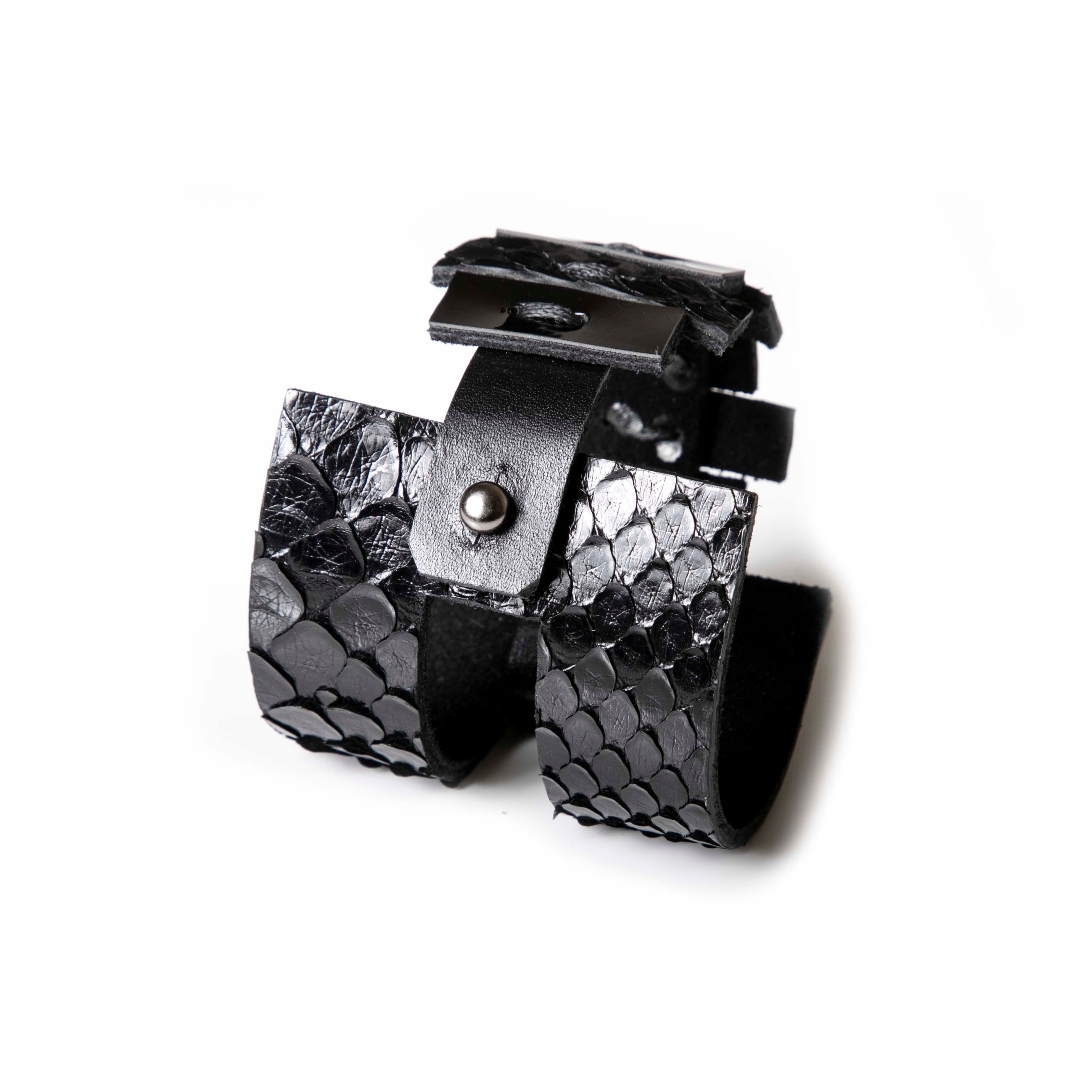 Leather bracelet new The Citrine Soul