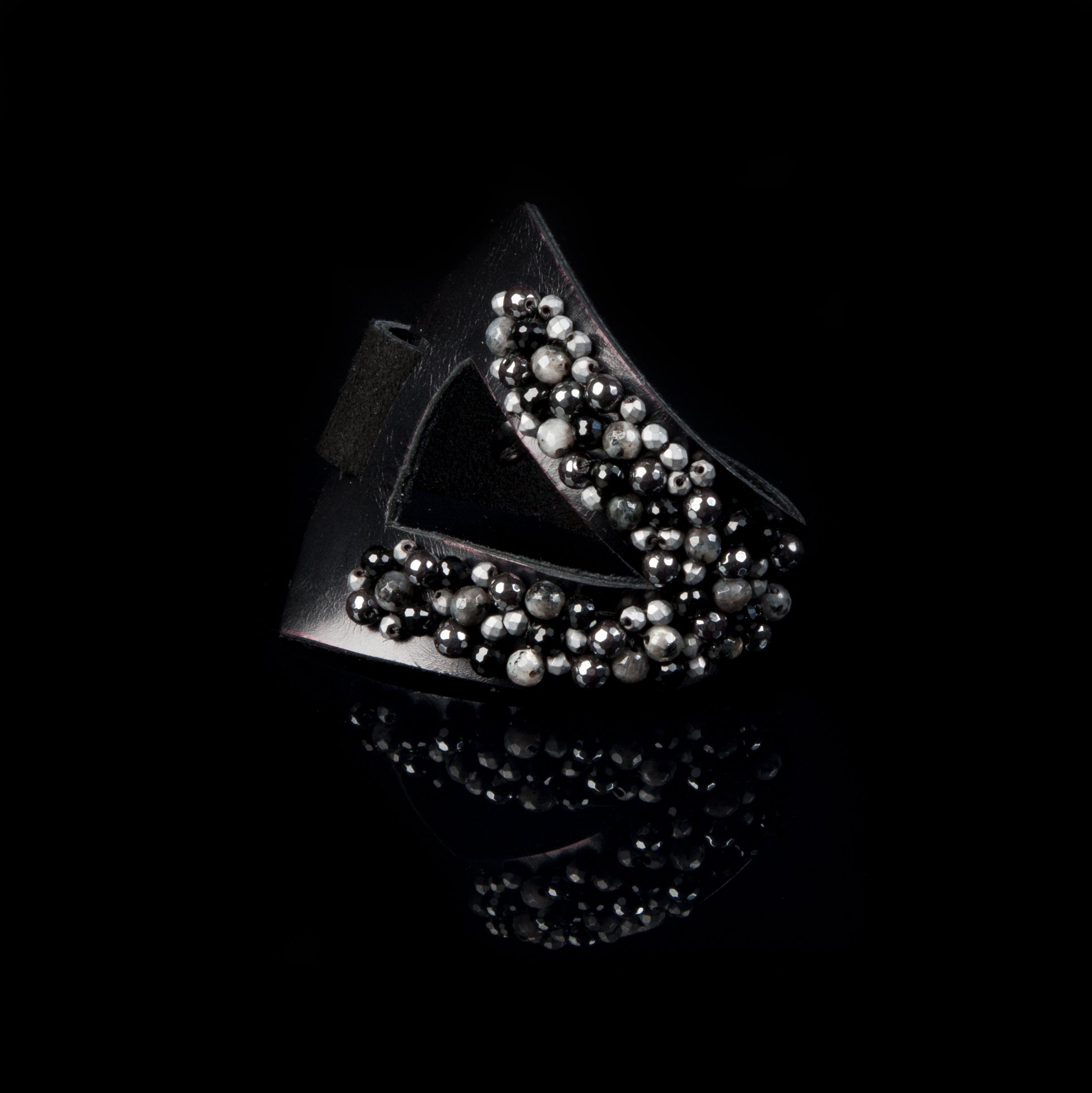 Leather bracelet new The Serpentine Panther