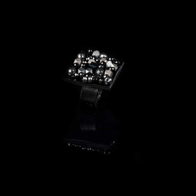 rings new The Hematite Clover