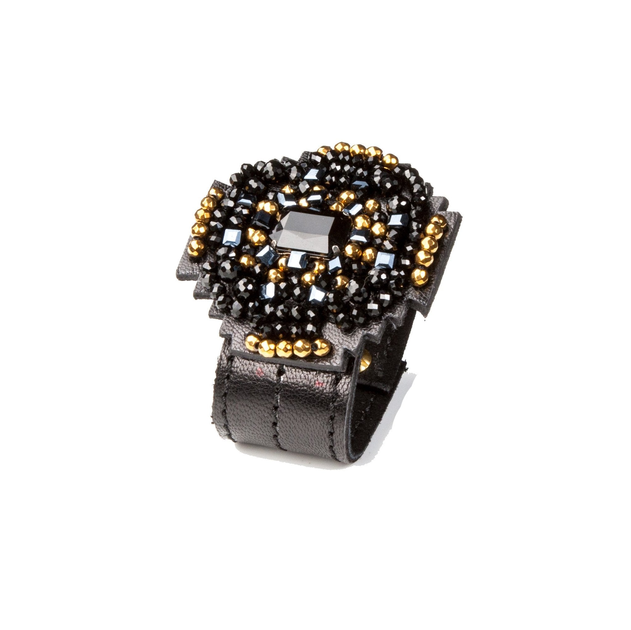 Leather bracelet new The Citrine Hope