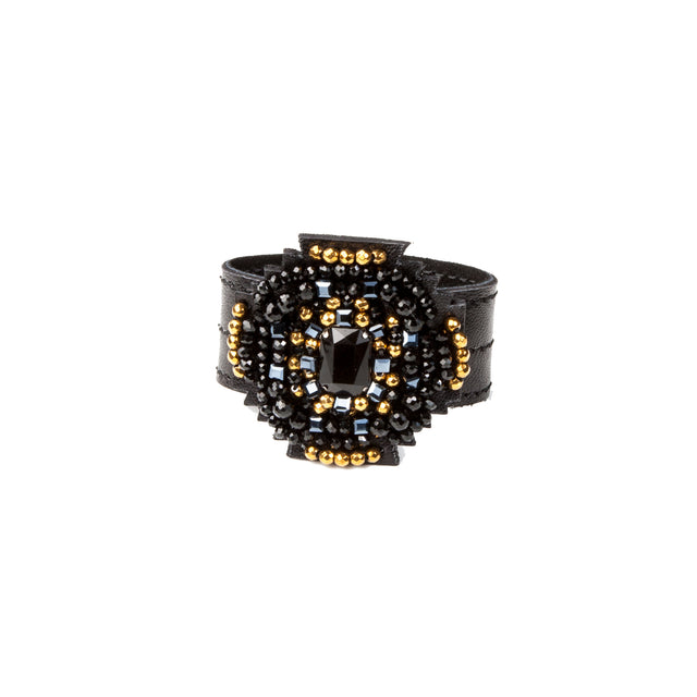 Leather bracelet new The Citrine Hope