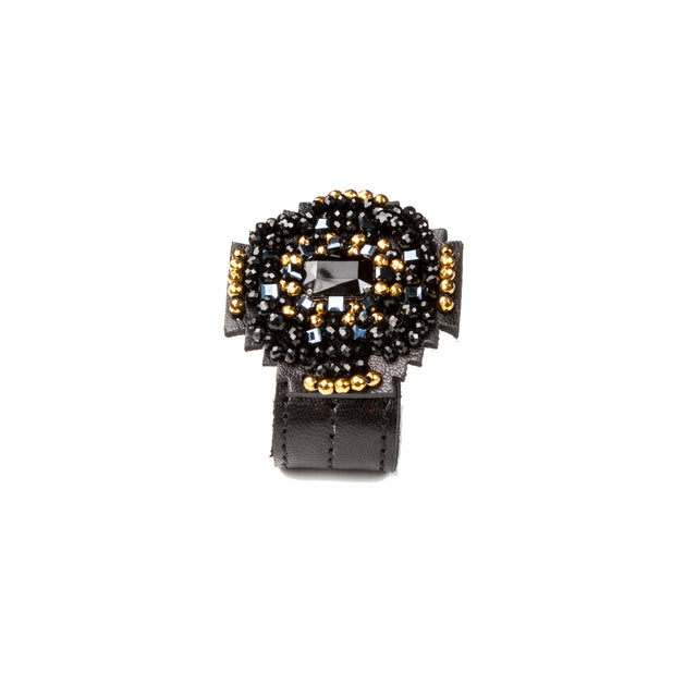 Leather bracelet new The Citrine Hope