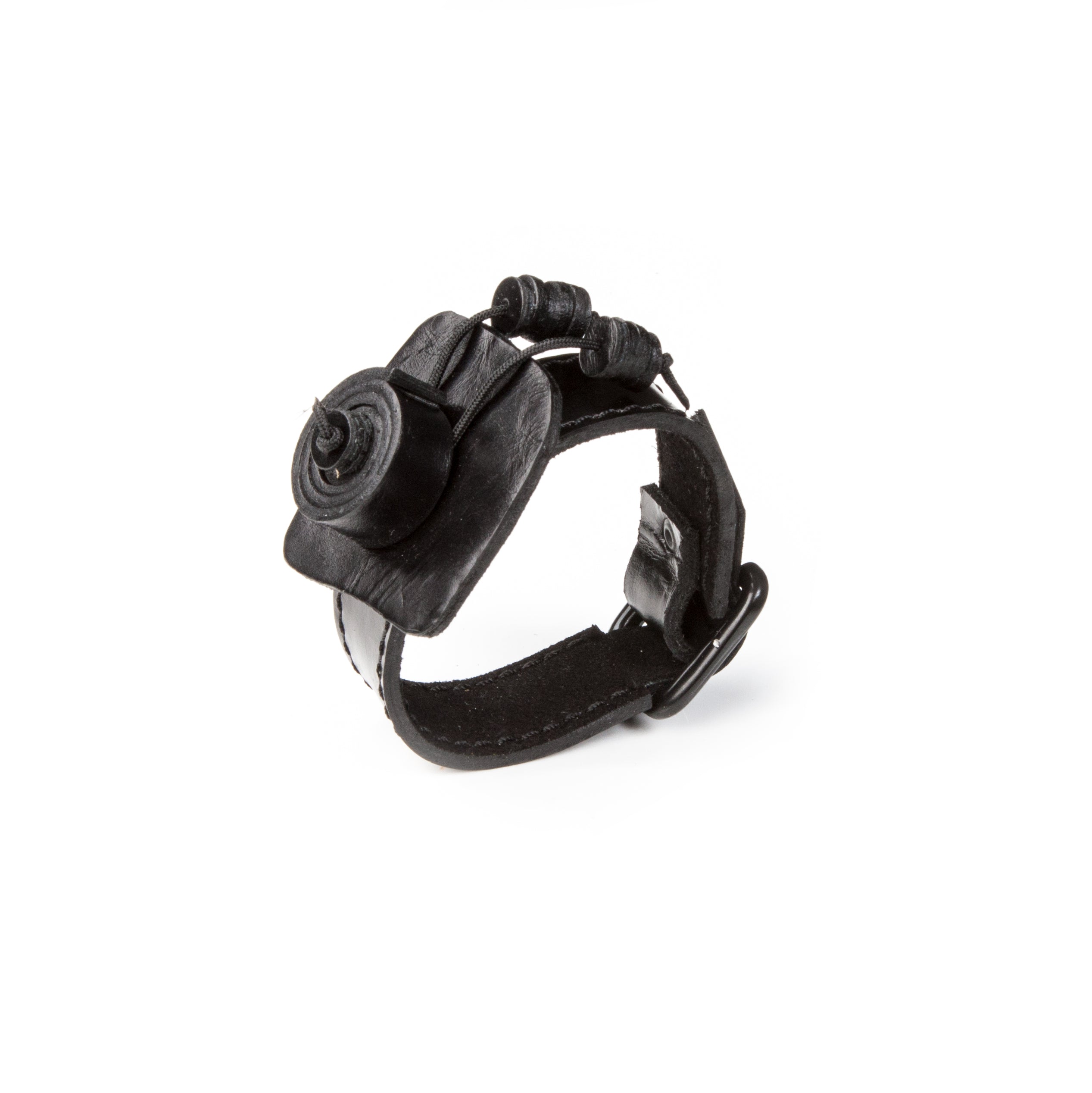 Leather bracelet new The Feline Cross