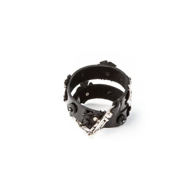 Leather bracelet new The Curvy Teardrop
