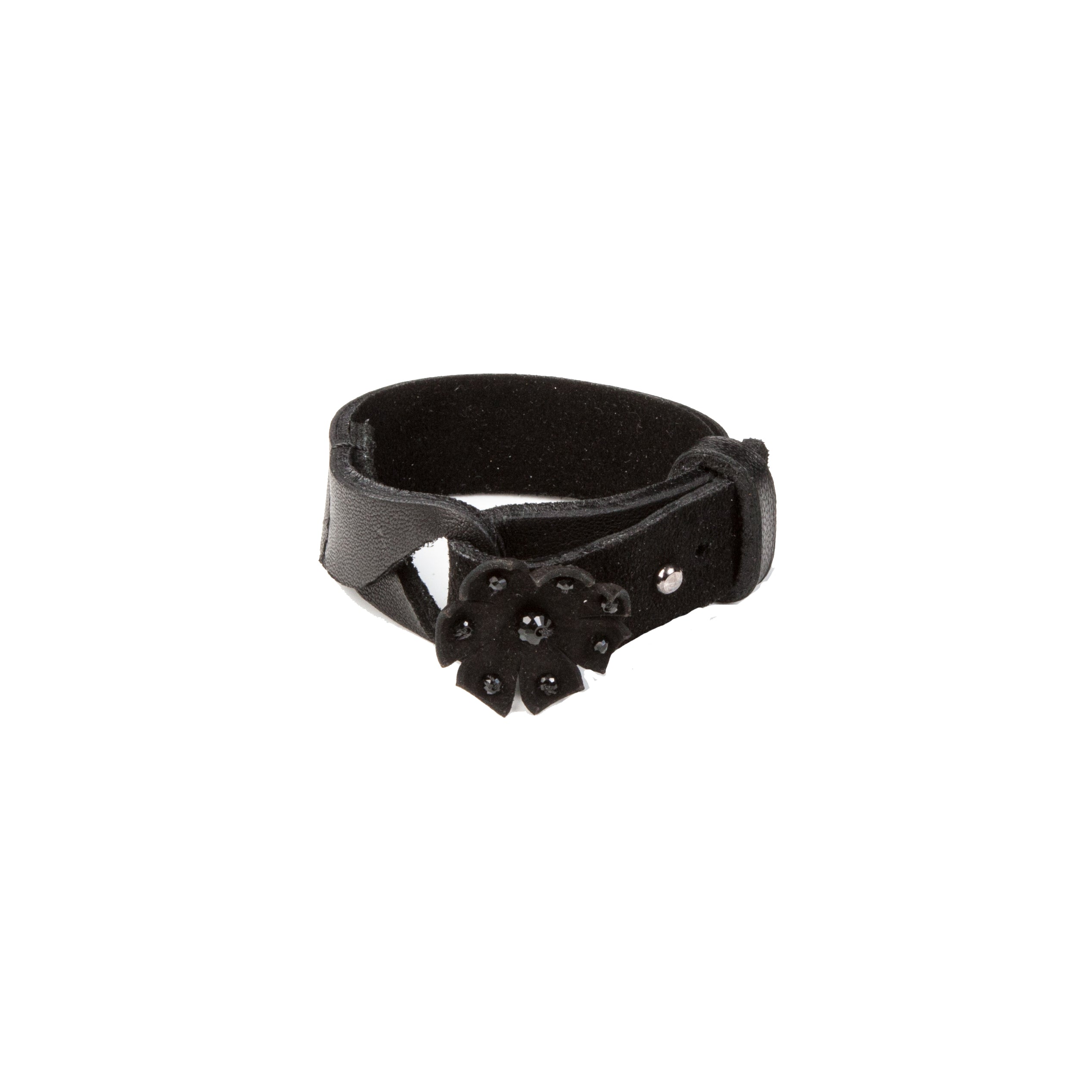 Leather bracelet new The Purity Blossom