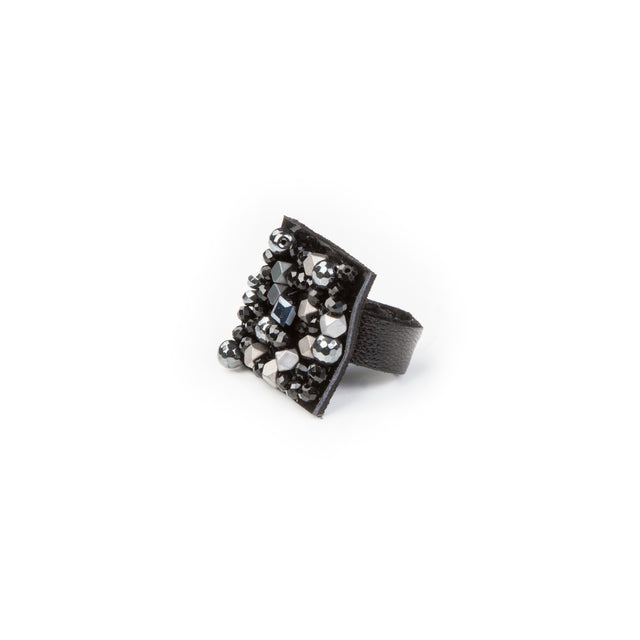 rings new The Hematite Clover