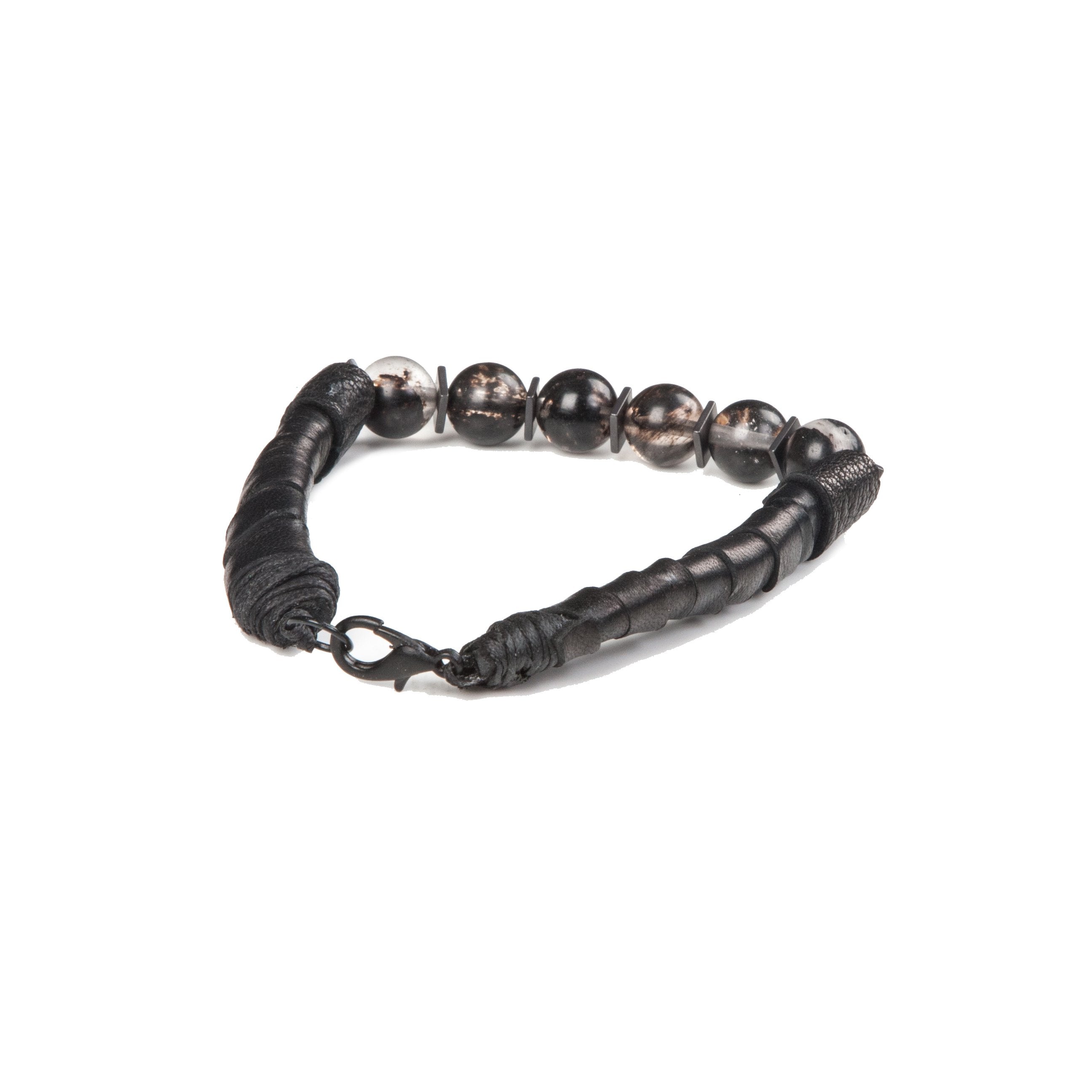 Bead bracelet men The Pink Oculus