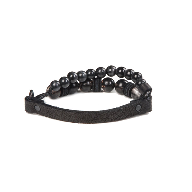 Bead bracelet men The Diamond Resolve