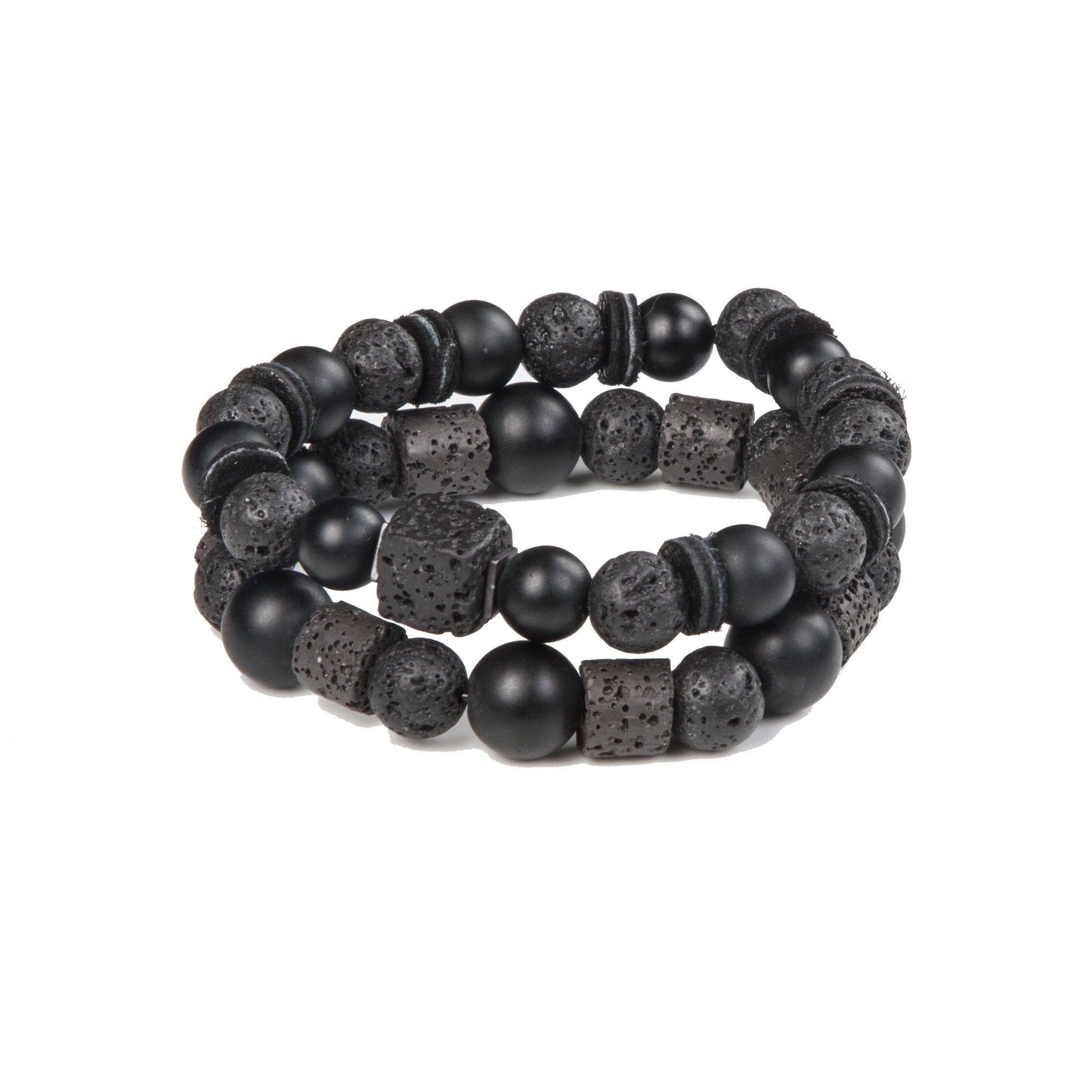 Bead bracelet men The Quiet Mind