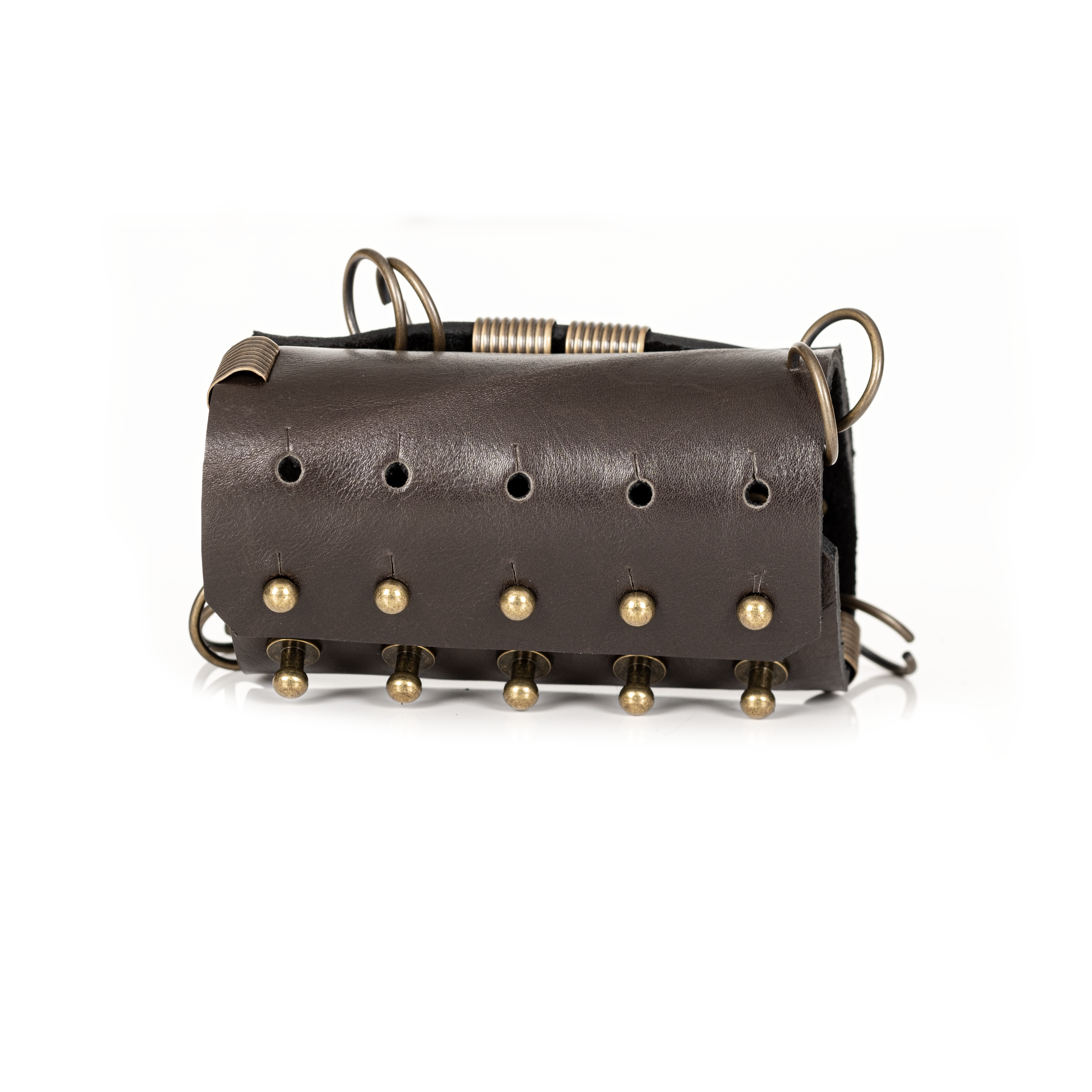 Rebel Rings Leather Cuff Handmade Wide Bracelet