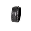Men’s Black Studded Leather Cuff Bracelet