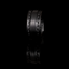 Men’s Black Padded Channel Leather Cuff Dual Stitch Detail
