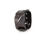 Rogue Edge Leather Cuff Handcrafted Black Genuine Leather