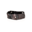 Shadow Slash Leather Bracelet  Handcrafted Brown & Black