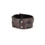 Rogue Stitch Leather Cuff Handcrafted Black Men’s Bracelet