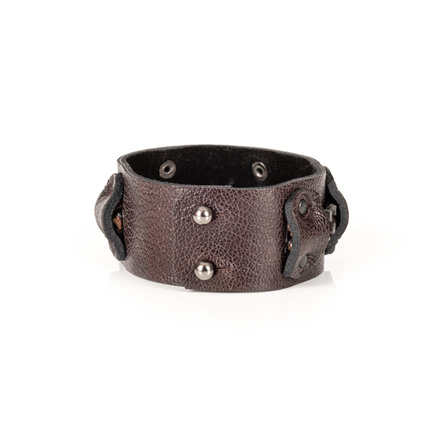 Braided Valor Leather Cuff Handcrafted Men’s Bracelet