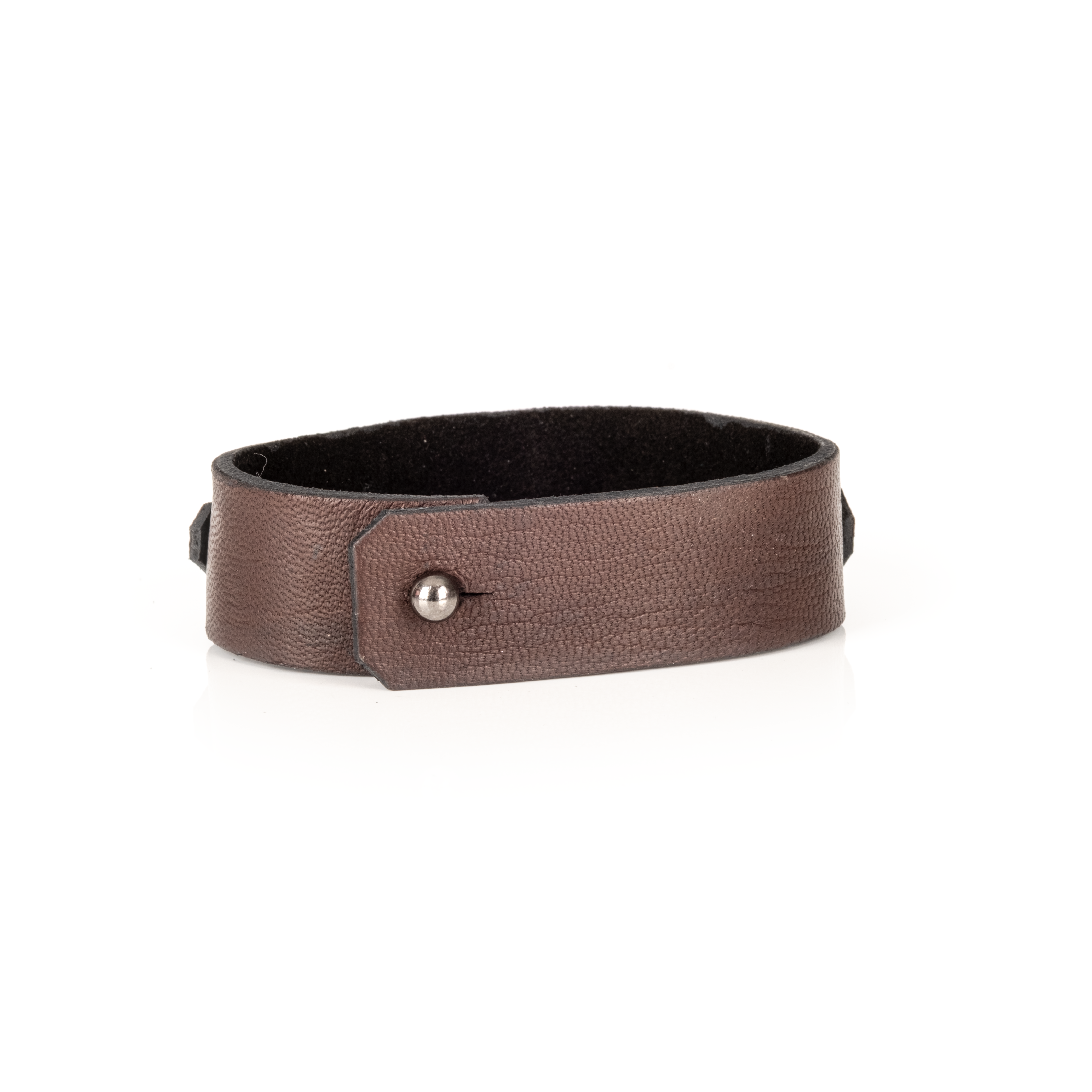 The Rebel Stud Leather Cuff Handcrafted Men’s Bracelet