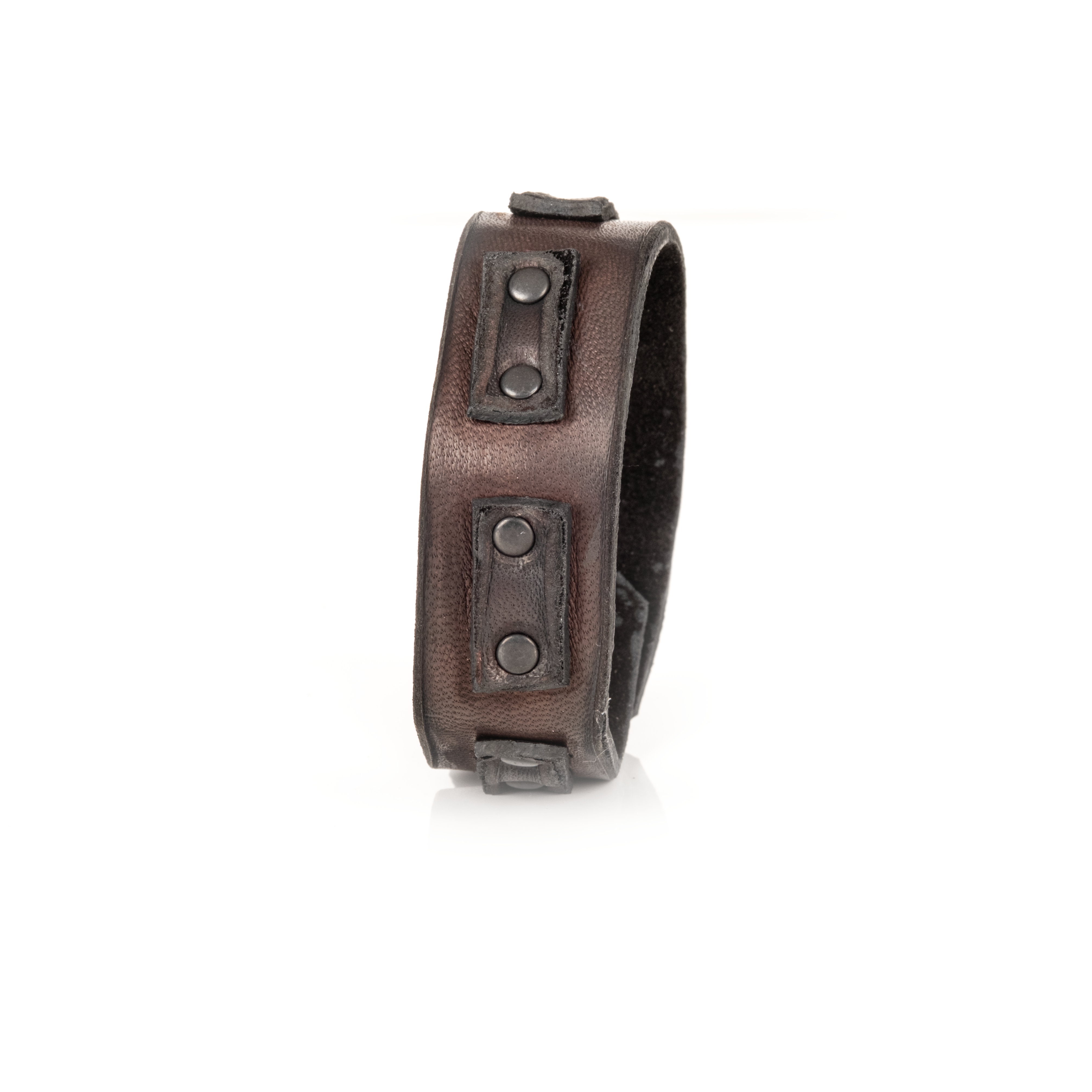The Outlaw Leather Cuff Handcrafted Men’s Bracelet