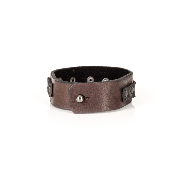 The Outlaw Leather Cuff Handcrafted Men’s Bracelet
