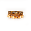 The Golden Ember Brown & Amber Stone Layered Bracelet Set