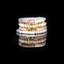 Layered Bead Stack Bracelet Amore Gold