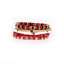 Layered Bead Stack Bracelet Red Ritual