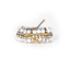 Layered Bead Stack Bracelet White Ritual Pin