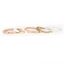 The Soft Glow Nude, White & Gold Layered Bracelet Set